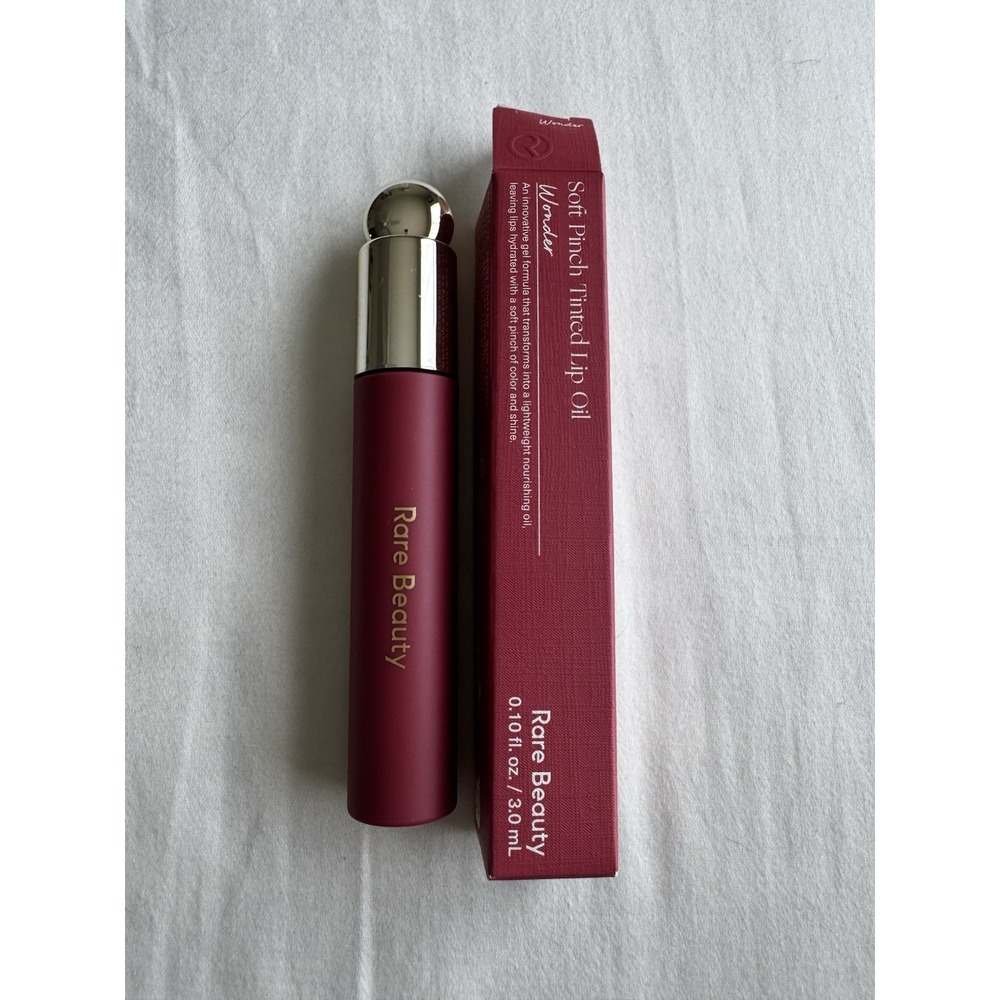 New Rare Beauty Soft Pinch Tinted Lip Oil in Wonder 0.1 fl oz/3 ml Full Size